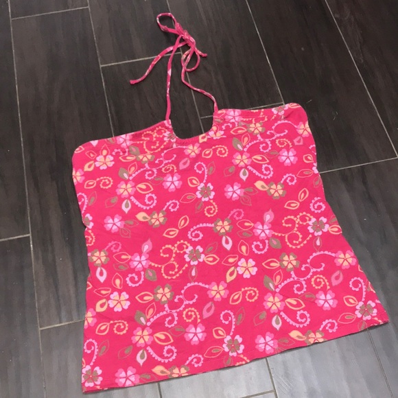 Arizona Jean Company Tops - Hot pink halter top